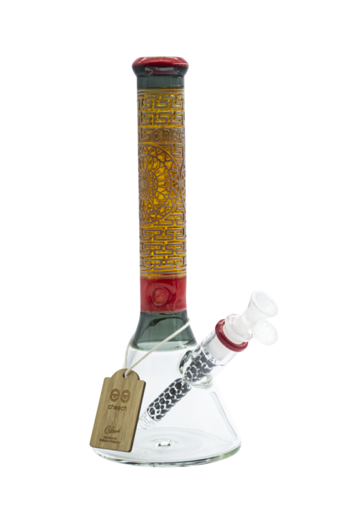 Etched Beaker Cheech Glass