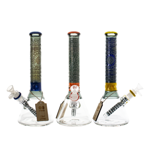 12” Etched Beaker Cheech Glass